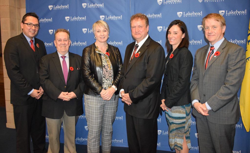 Government announcement at Lakehead University